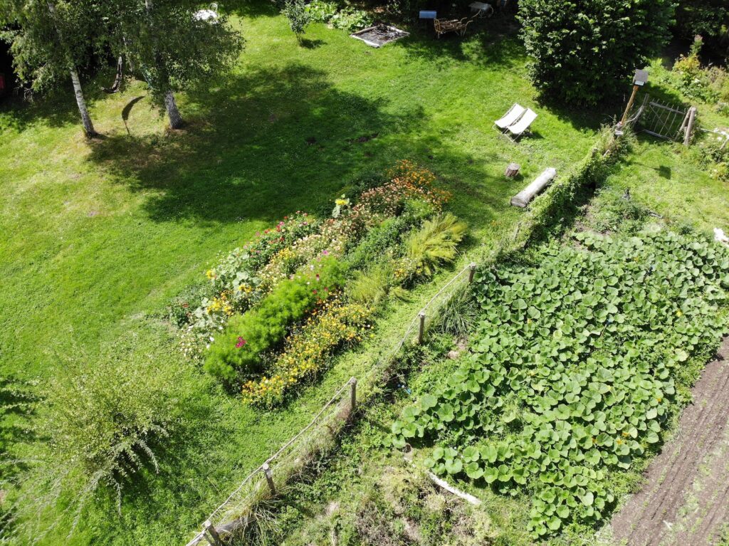 La Lévrière chambres d'hôtes vue du ciel